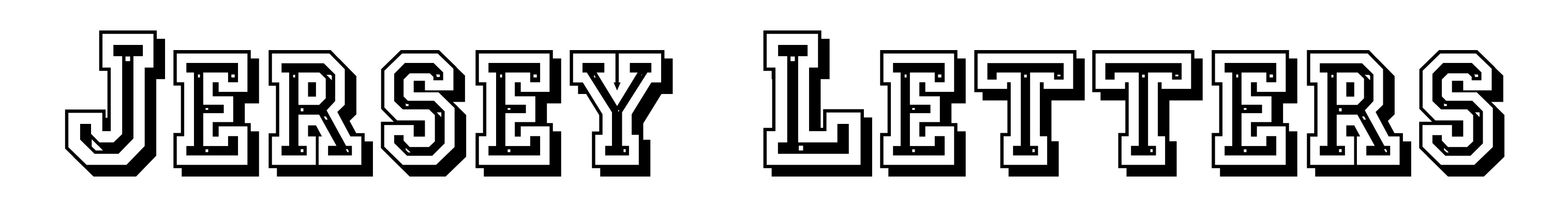 Jersey Letters